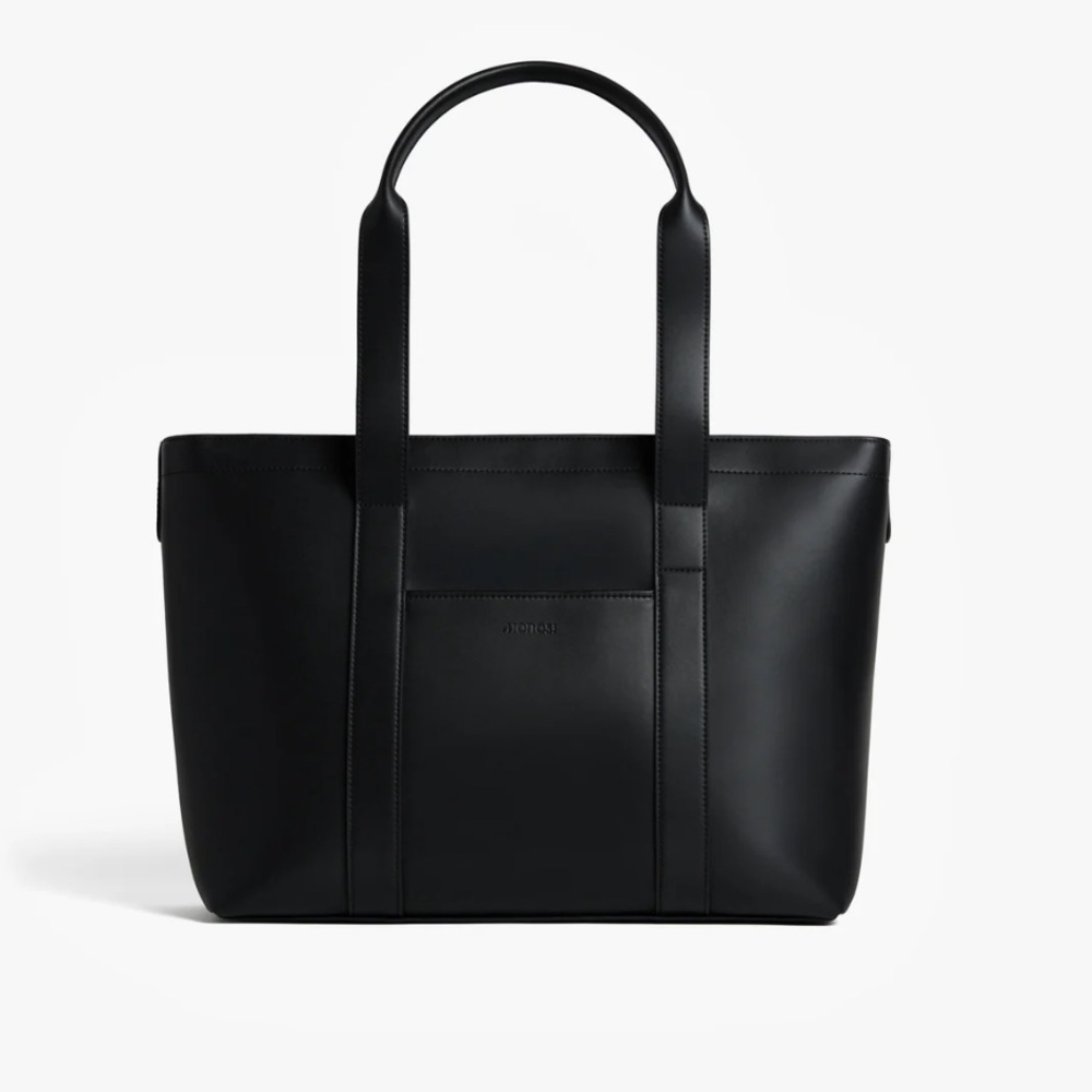 Monos metro tote black leather